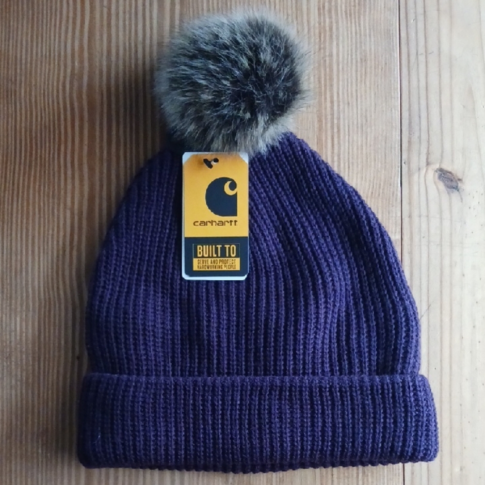 Carhartt Knit Pom-Pom Fleece Lined Hat